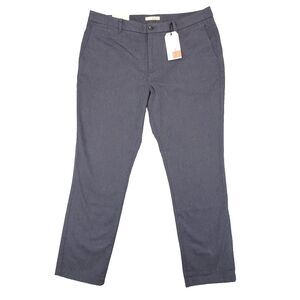 New! Hawker Rye Collection Essential Wash Dress Pants Mens 38x30 Slim Navy Blue